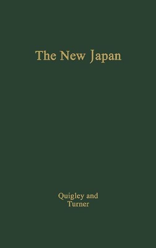 The New Japan, Government and Politics.
