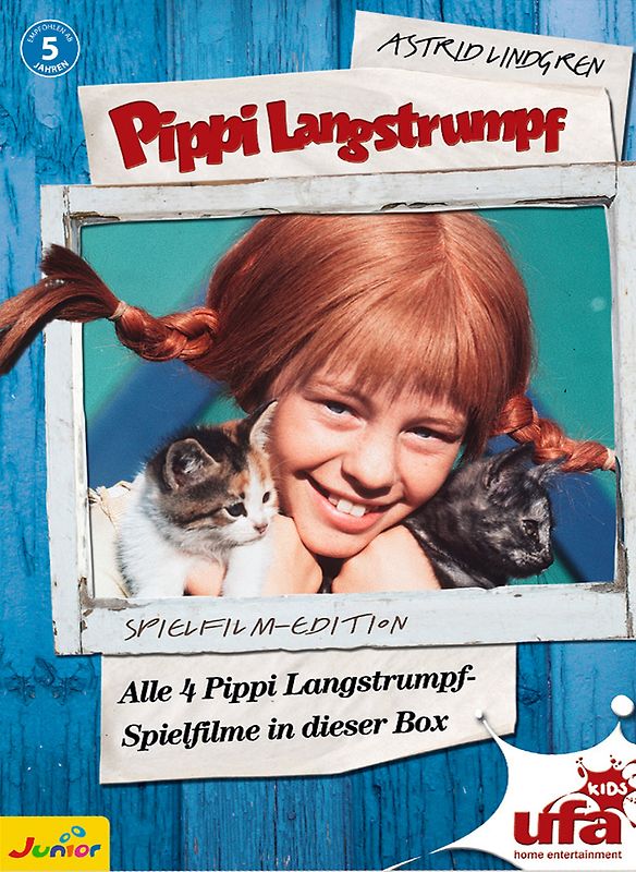 Pippi Langstrumpf  (4DVD's) Spielfim-Box DVD