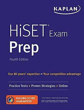 HiSET Exam Prep: Practice Tests + Proven Strategies + Online (Kaplan Test Prep)