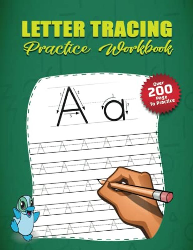 Letter Tracing Practice Workbook: Alphabet Handwriting Practice workbook for kids: Preschool writing Workbook with Sight words for Pre K, Kindergarten ... Preschool & Kindergarten). 8.5 x 11 inches