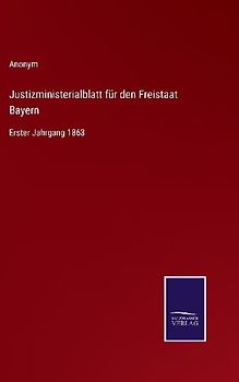 Justizministerialblatt für den Freistaat Bayern