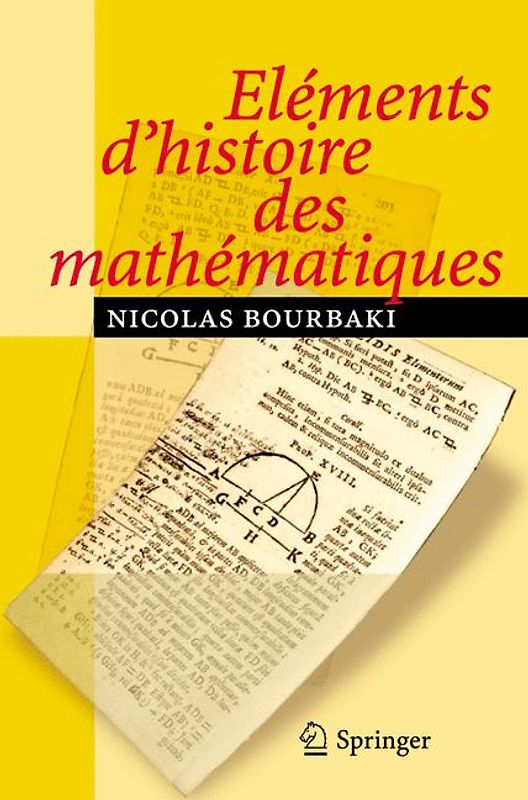 Eléments d'histoire des mathématiques