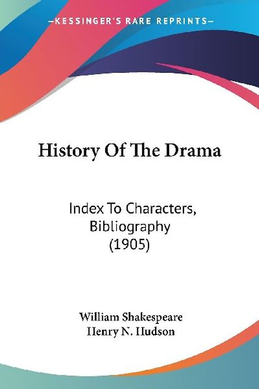 History Of The Drama