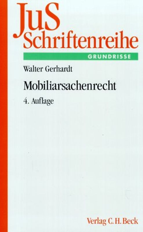 Fälle und Erläuterungen zum Sachenrecht für Anfangssemester / Mobiliarsachenrecht. Besitz - Eigentum - Pfandrecht