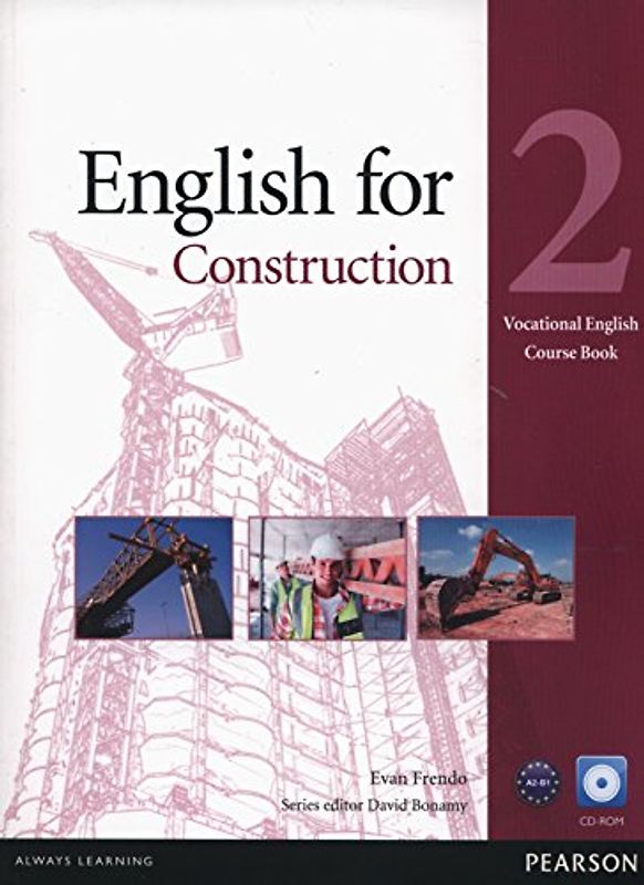 Vocational English Level 2 English for Construction (with CD-ROM incl. Class Audio) - Evan Frendo