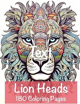 LIONS HEADS 180 coloring pages