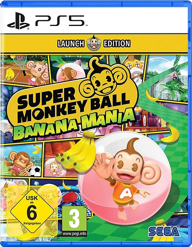 Super Monkey Ball Banana Mania Launch Edition PlayStation 5