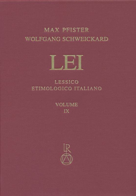 Lessico Etimologico Italiano. Band 9 (IX)