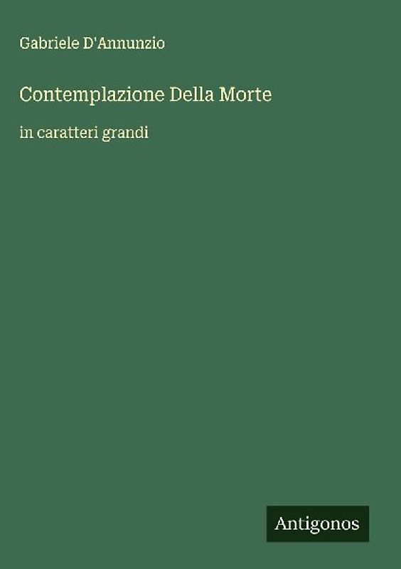 Contemplazione Della Morte