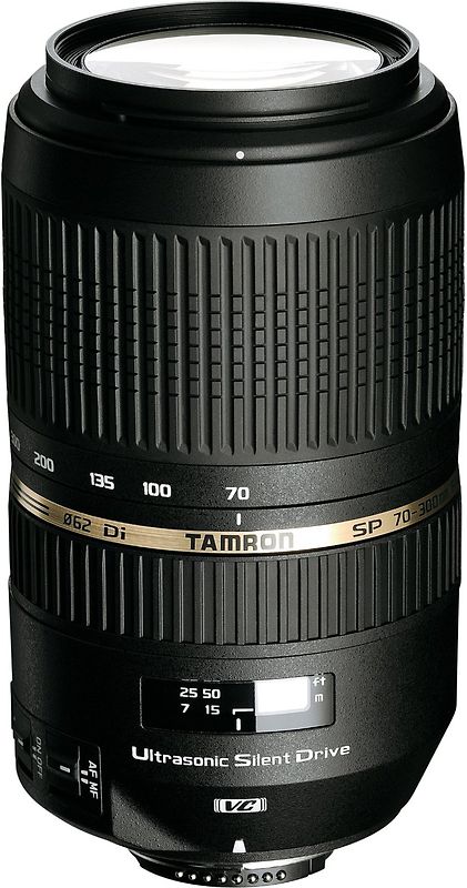 Tamron SP AF 70-300 mm F4.0-5.6 Di USD VC 62 mm Objectif  (adapté à Canon EF) noir