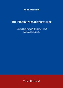 Die Finanztransaktionssteuer
