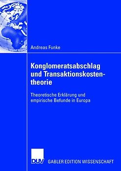 Konglomeratsabschlag undTransaktionskostentheorie