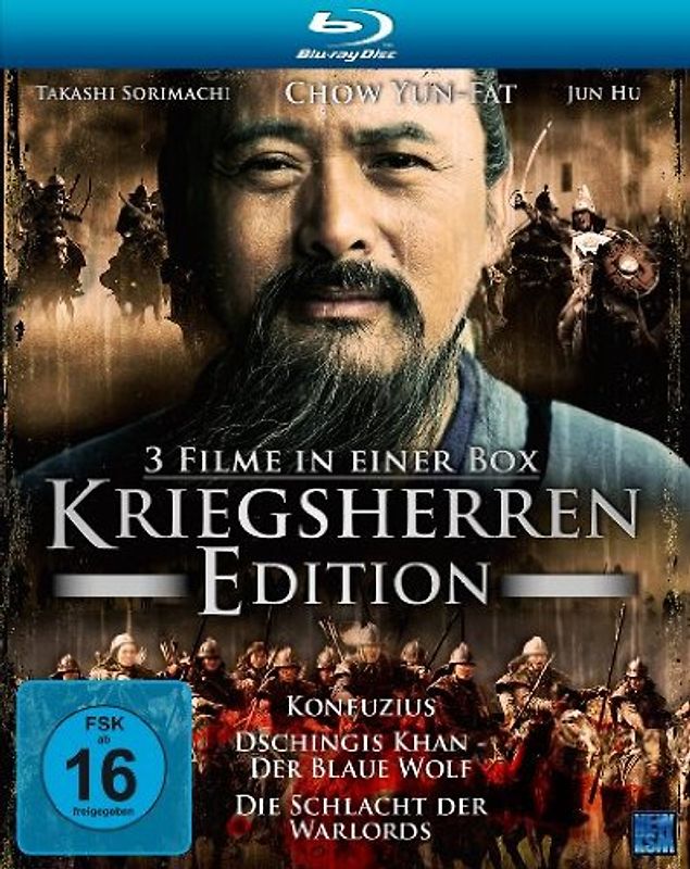Konfuzius / Dschingis Khan - Der blaue Wolf / Die Schlacht der Warlords [Kriegsherren Edition] Blu-ray Disc