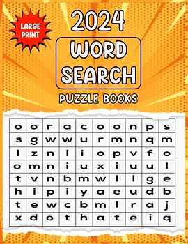 2024 Word Search, Puzzle Books: 2024 Large Print Word-Finds Puzzle Book for Adults & Seniors, Word Search Puzzles for ... Fans (Word Search for Adults Large Print)