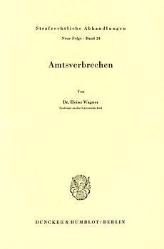 Amtsverbrechen.