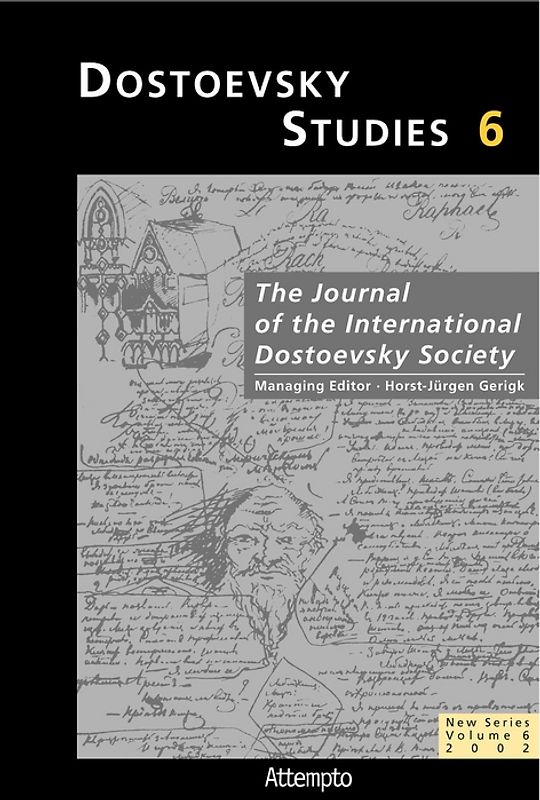 Dostoevsky Studies 6