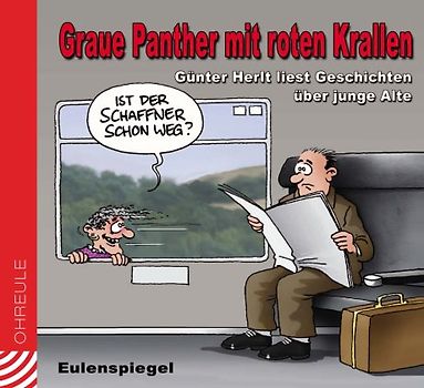 Graue Panther mit roten Krallen