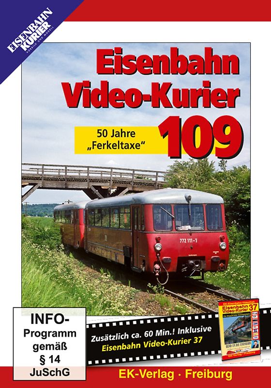 Eisenbahn Video-Kurier 109 - 50 Jahre "Ferkeltaxe" DVD