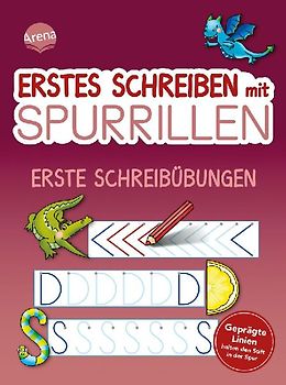 Erstes Schreiben mit Spurrillen. Erste Schreibübungen