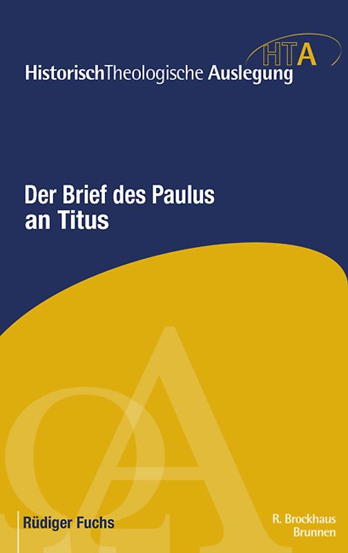 Der Brief des Paulus an Titus