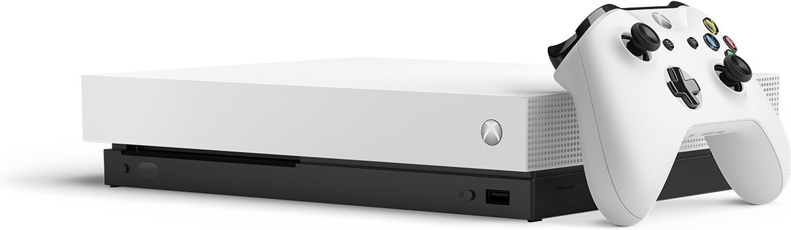 Microsoft Xbox One X 1To [incl. manette sans fil] blanc