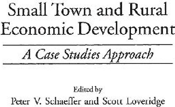 Small Town and Rural Economic Development