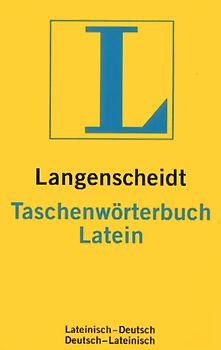 Langenscheidt Taschenwörterbücher / Latein. Lateinisch-Deutsch /Deutsch-Lateinisch