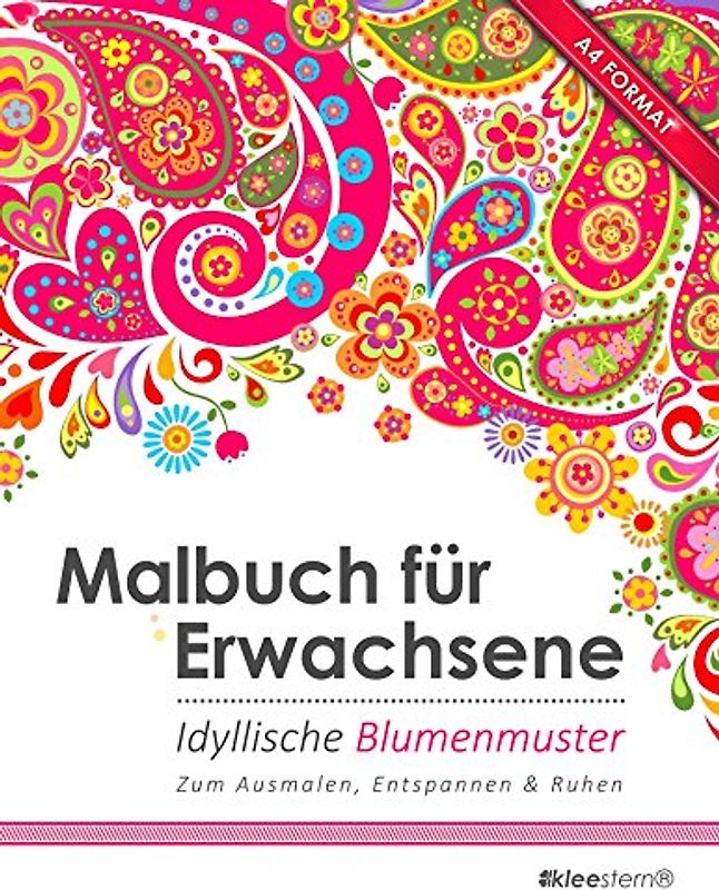 Kleestern Malbuch für Erwachsene