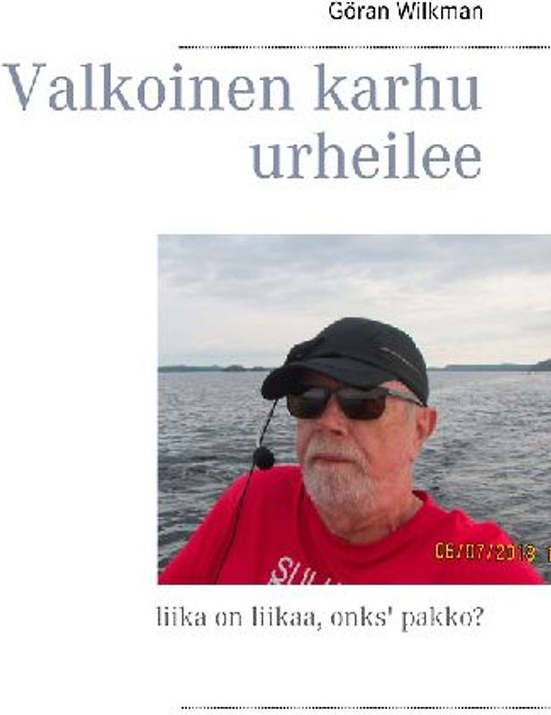 Valkoinen karhu urheilee