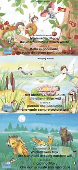 Marienkäfer Marie, Libelle Lolita, Wildschwein Max/ Deutsch-Italienisch//Bella la coccinella, libellula Lolita, cinghiale Max/Italiano-Tedesco.