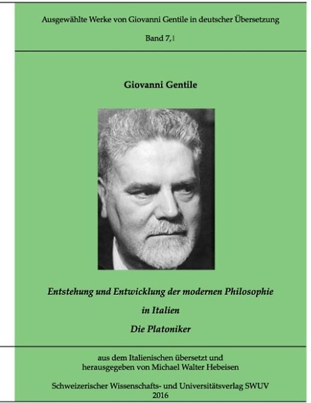 Entstehung und Entwicklung der modernen Philosophie in Italien