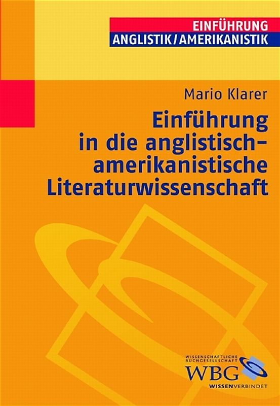 Einführung in die anglistisch-amerikanistische Literaturwissenschaft