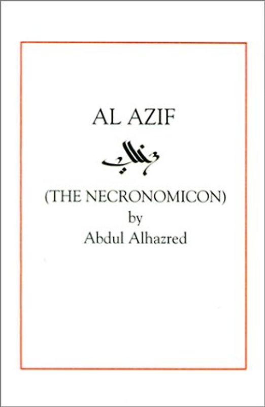 Al Azif: The Necronomicon (arabische Schrift)