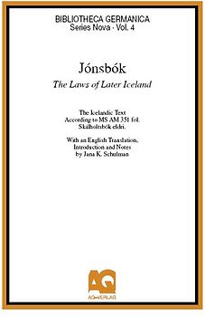 Jónsbók: The Laws of Later Iceland