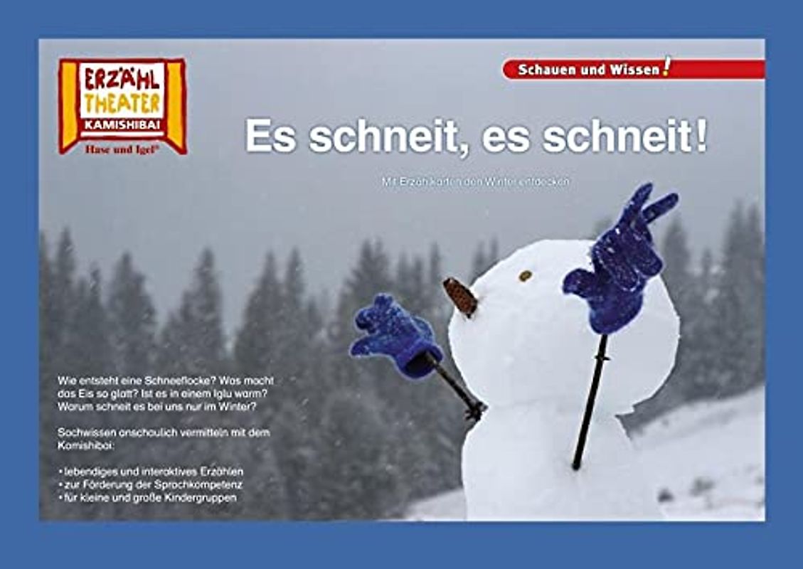 Es schneit, es schneit! / Kamishibai Bildkarten: 10 Bildkarten für das Erzähltheater