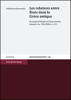 Les relations entre États dans la Grèce antique