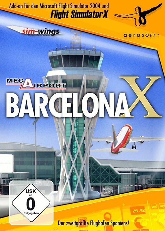 FSX AddOn Mega Airport Barcel. PC Spiele