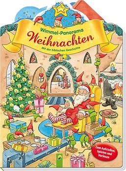 Wimmel-Panorama Weihnachten zum Ausklappen und Aufstellen