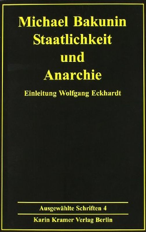 Staatlichkeit und Anarchie