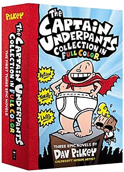 The Captain Underpants Color Collection (Captain Underpants #1-3 Boxed Set): From the Creator of Dog Man