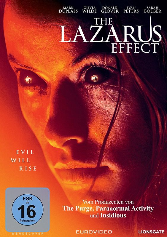 The Lazarus Effect DVD