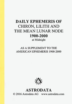 Daily Ephemeris of Chiron, Lilith and the Mean Lunar Node 1900-2000 at Midnight