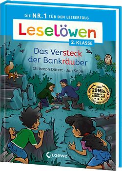 Leselöwen 2. Klasse - Das Versteck der Bankräuber