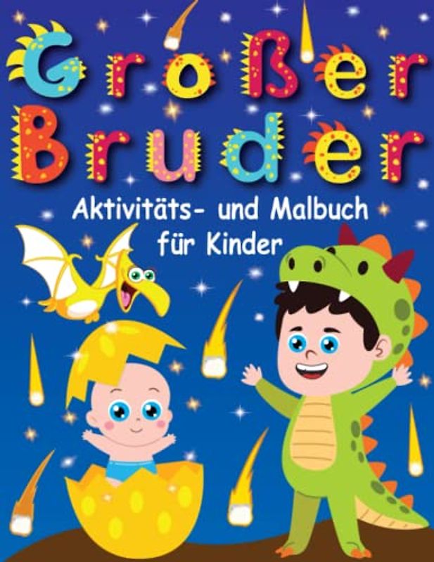 Großer Bruder, Aktivitäts- und Malbuch für Kinder.