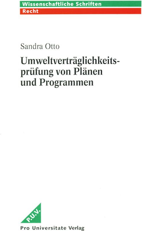 Umweltverträglichkeitsprüfung von Plänen und Programmen