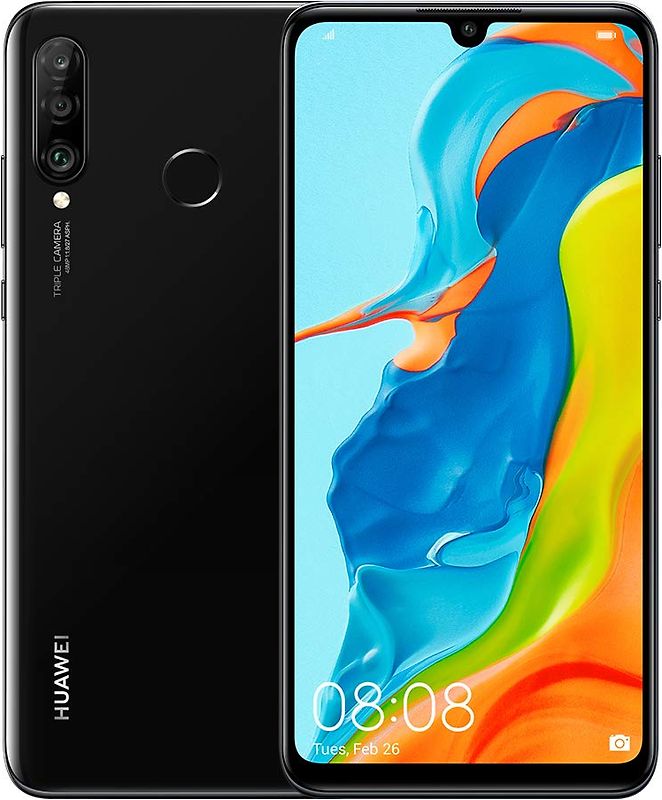 Huawei P30 lite Dual SIM 256 Go [Nouvelle édition] noir