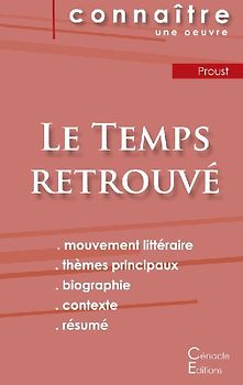 Fiche de lecture Le Temps retrouvé de Marcel Proust (analyse littéraire de référence et résumé complet)