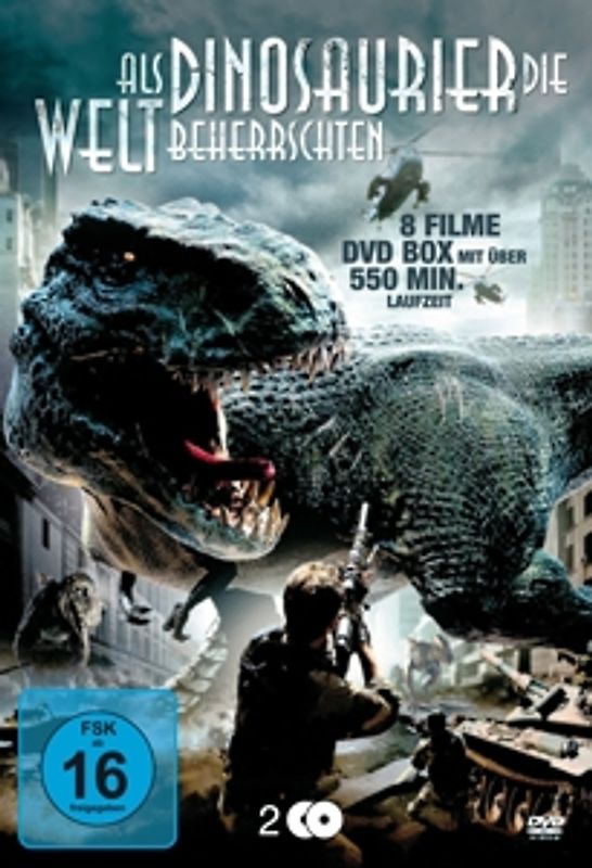 ALS DIE DINOSAURIER DIE WELT BEHERRSCHTEN - 8 Filme Metallbox (2DVDs) DVD