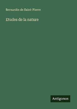 Etudes de la nature