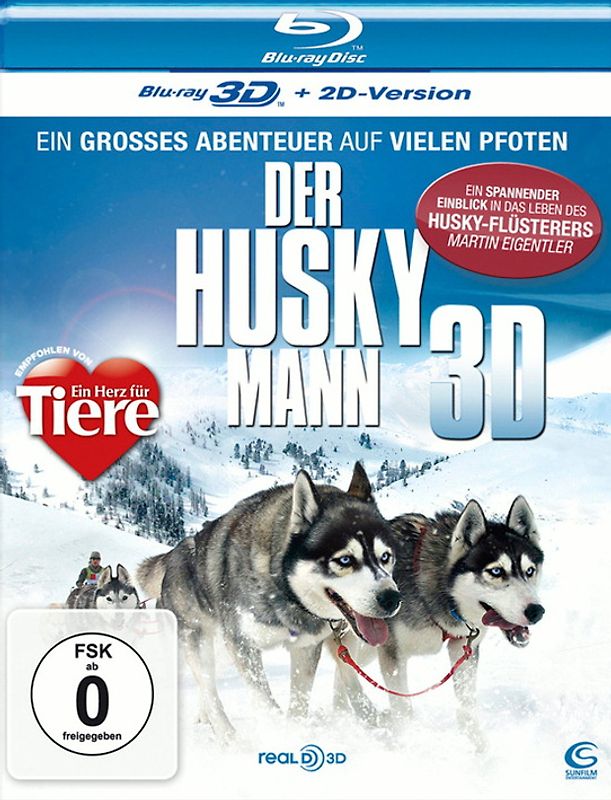 Der Husky Mann 3D - Ein großes Abenteuer auf vielen Pfoten [inkl. 2D Version] 3D Blu-ray Disc